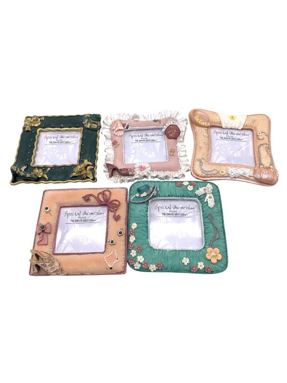 Set Of 5 Decorative 3D Photo Frames Special Moments Unique Collection Fashion